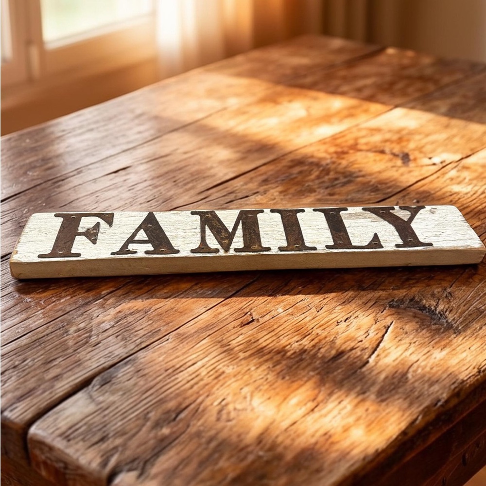 Rustic Family Sign Decor - Picture 2 of 9